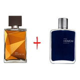 Natura Perfume Essencial Masculino + Homem Essence 100ml Kit