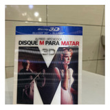 Blu Ray -3d Disque M Para Matar - Com Luva