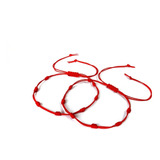 Pulsera Manilla Hilo Rojo 7 Nudos Suerte Protección