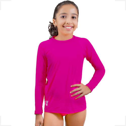 Camiseta Blusa Térmica Proteção Uv50 Infantil Juvenil Bebe