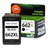 Cartucho Para Impressora Hp 662 Preto 14ml Deskjet Advantage
