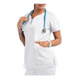 Conjunto De Uniforme Elástico Para Enfermera O Médico