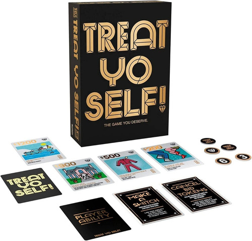  Juego De Mesa Treat Yo Self! Familiar Bidding And Bluffing