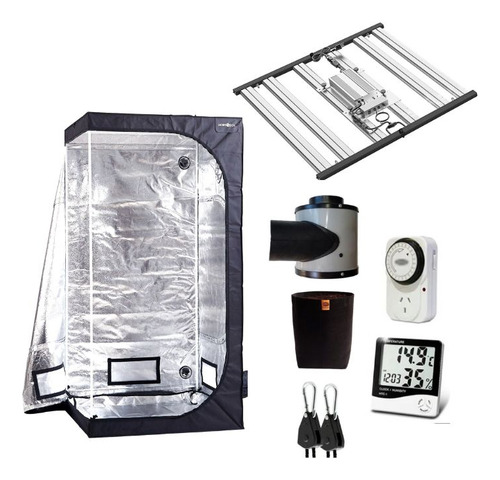 Combo Indoor Carpa 100x100 Pro Led Kif Samsung 480w Cultivo