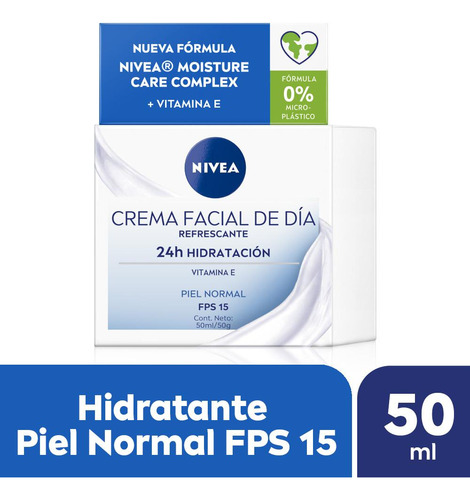 Nivea Crema Facial De Dia Hidratante Piel Normal 50ml
