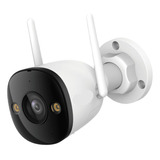 Camara De Seguridad Wifi Bullet 3mp Fullcolor Para Hogar App