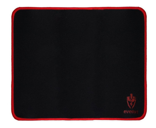 Mouse Pad Gamer Evolut Eg-401 De Tecido 210mm X 250mm X 2mm Preto