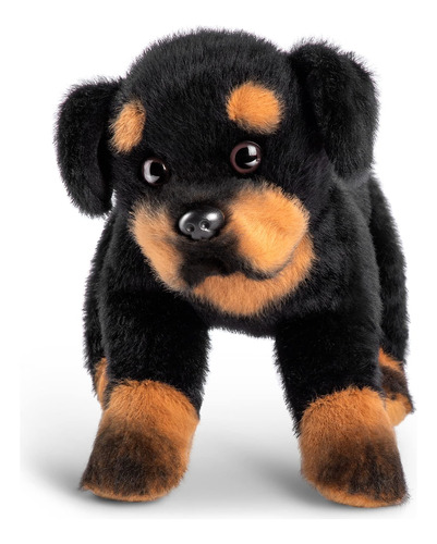 Demdaco Rottweiler - Peluche Suave De Poliester De 13 Pulgad