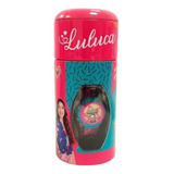 Relogio Digital No Cofrinho Da Luluca Fun Toys F0107-9 Cor Da Correia Rosa-chiclete Cor Do Bisel Azul-turquesa Cor Do Fundo Rosa