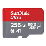 Cartão De Memória Sandisk Sdsquar-256g-gn6ma  Ultra Com Adaptador Sd 256gb