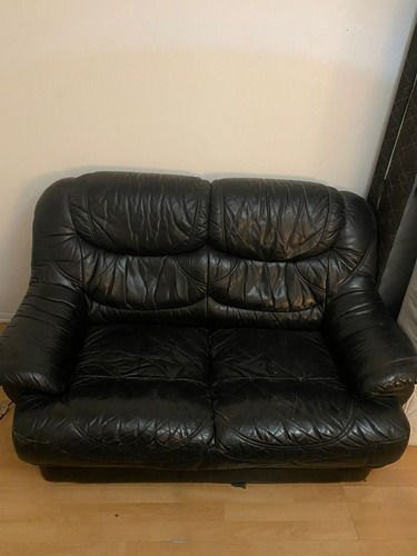 Sillón De Cuero : Importado Excelente Estado 