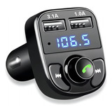 Adaptador Carregador Transmissor Usb Bluetooth Automotivo