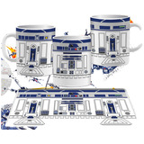 Tazones Star Wars R2 D2 - Varios Modelos - Printek