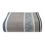 Nautica Radar Grey Blue Toalla Medio Baño Gris/azul