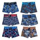 Boxer Uomo Importado Algodón Con Elastano Pack X 6 