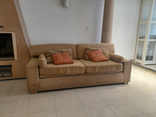 Excelente Sillon 3 Cuerpos En Chenille 90cm X 210cm