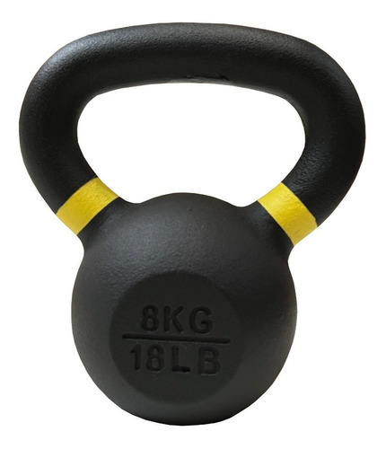 Pesa Rusa Kettlebell Fundición Mancuerna 8kg X Unidad Bsfit.