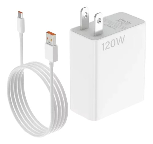 Cargador Xiaomi 120w + Cable Tipo C Turbocharge Original