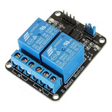 3x Módulo Relé 2 Canais 5v Para Arduino E Outros!!!