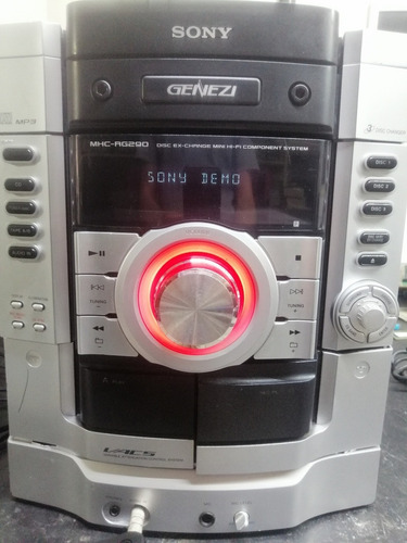 Micro System Sony Genezi Mhc-rg290 + Controle + Bluetooth