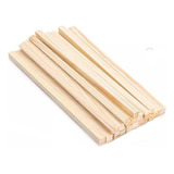 Madera De Balsa Palitos 150 X 6 X 6 Mm 10un Cuadrado