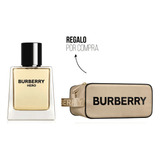 Set Perfume Hombre Burberry Hero Edt 100 Ml + Pouch