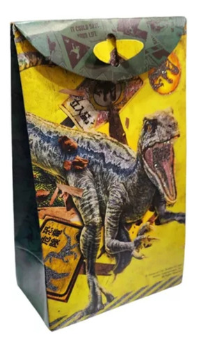 Bolsita Sorpresa Papel Jurassic World X 8 Disney Original