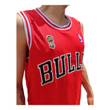 Uniforme  Basquetbol - Nba -  Bulls Rojo