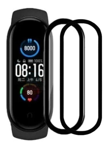 2 X Pelicula Nanogel Miband 5 (tela Inteira)- Pronta Entrega