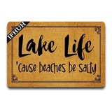 Lake Life Felpudo Lake House Decor Felpudo De Cabina Fe...