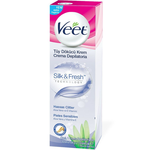 Veet Crema Depilatoria Corporal Piel Sensible 100ml Original