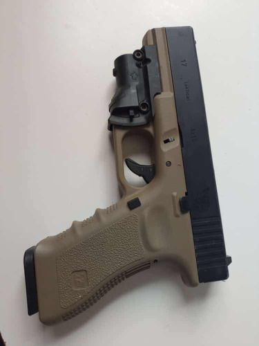 Pistola Airsoft Glock 17 Gen4 Desert We Green Gas 6mm Taiwan