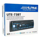 Autoestéreo Para Auto Alpine Ute-73bt Con Usb Y Bluetooth.