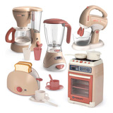 Set De Cocina Infantil Con Electrodomésticos Luces Y Sonidos