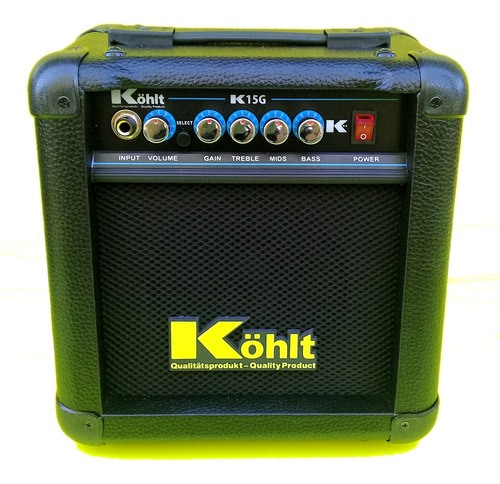 Amplificador De Guitarra Electrica Kohlt 15w 2 Canales
