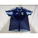 Jersey Argentina Para Niño Original T-m 2005 Detalle 