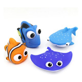 Juguete Baño - Set Buscando A Nemo Piscina Bañera Lanza Agua