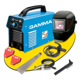 Kit Soldadora Gamma Inverter 200 Amp Mascara + Accesorios 