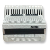 Acordeon Todeskini 120 Baixos 4ª De Vóz Branco