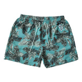 Kit Com 2 Shorts Masculino Plus Size Estampado Moda Praia