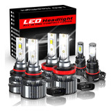 Kit Faros Luz Led 9005 2504 30000lm Para Chevrolet Alta/baja