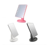 Espejo Tactil Portatil Para Maquillaje Con 22 Luz Led Usb