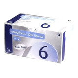 Novofine Agujas 32g X 6 Mm Para Pen Caja 100 Unidades