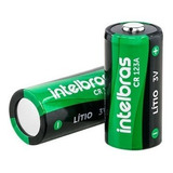 Bateria De Litio 3v Cilindrica Cr123a Ivp 8000 Pet Intelbras