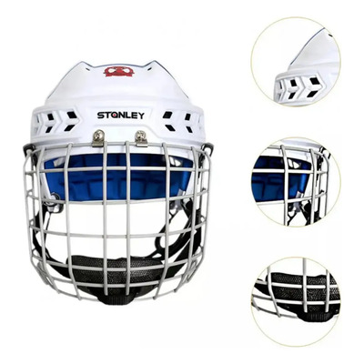 Casco De Hockey Ajustable Para Hockey, Casco Deportivo, S