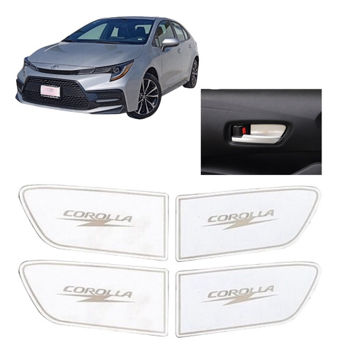 Embellecedores Manijas Interiores Toyota Corolla 2020 A 2023