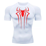 Playera Deportivo Hombre Spiderman Manga Corta