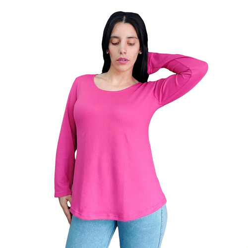 2 Remeras Lanilla Remeron Mujer Manga Larga S-m-l Fabricante