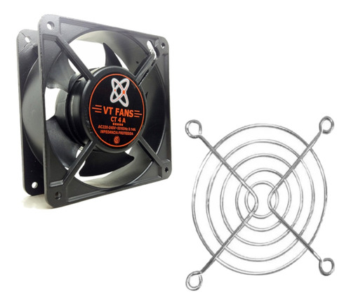 Turbina Fan Cooler 220v 120x120 X38mm Ruleman + Reja Metalic