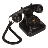 Teléfono Retro Con Esfera Giratoria Vintage